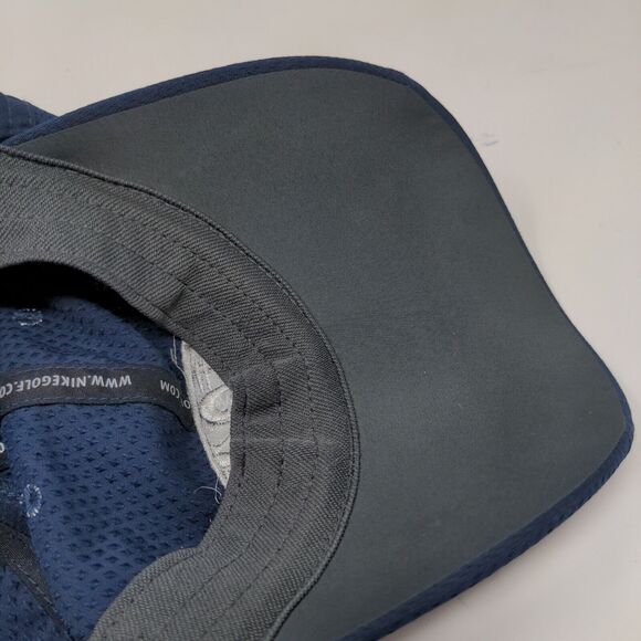 Nike Golf Men's Freckles Strapback Hat Blue OSFA Embroidered Logo - Picture 11 of 13